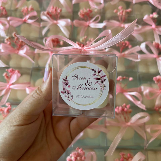 Бъбъл свещ в кутийка