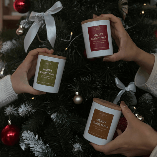Merry Christmas candle