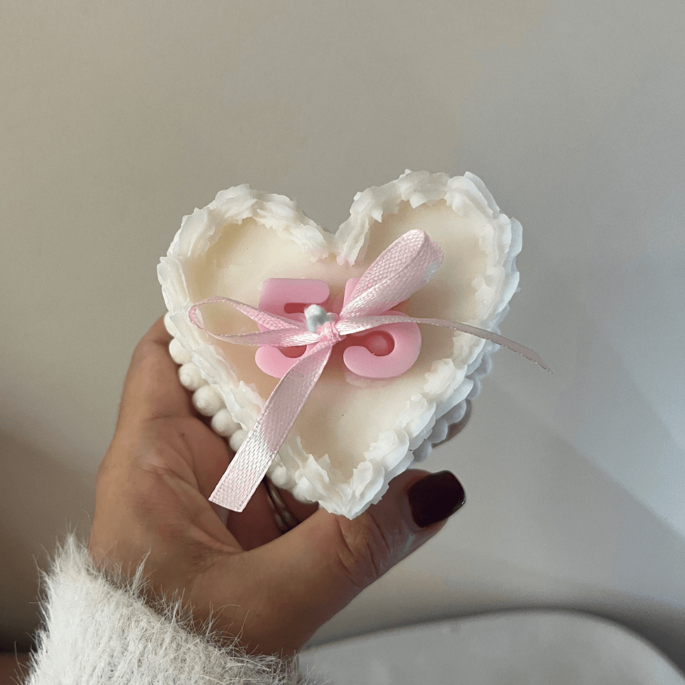 Свещ Мини тортичка с цифри